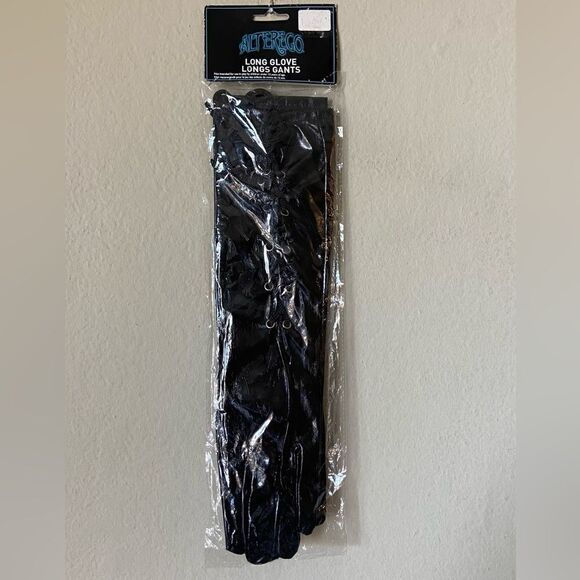 NWOT Alterego Fancy Black Dress Fashion Gloves  Halloween Cosplay Theater - Picture 1 of 5